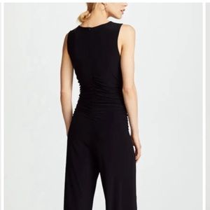 Norma Kamali  Shirred Waist Jumpsuit